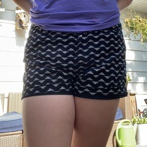 Black and White Patterned Old Navy Shorts